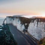 Falaise d'Etretat en Normandie